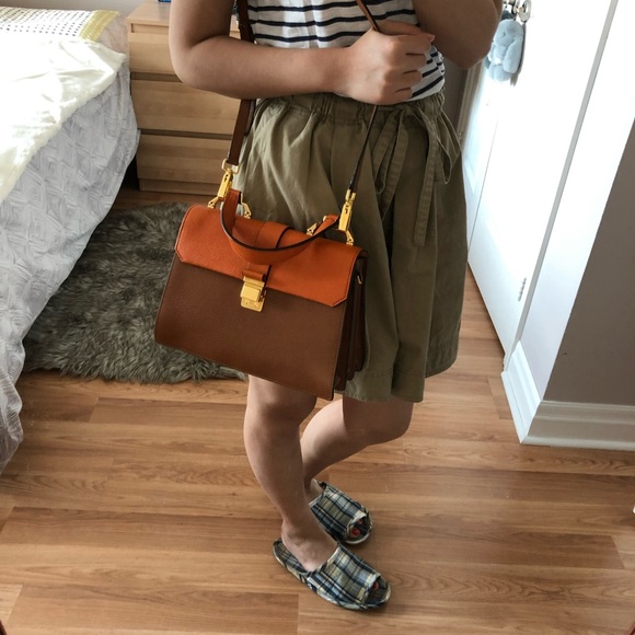 Miu Miu Orange and Brown Women's Bag - Picture 5 of 6